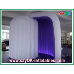 Inflatable Photo Booth Hire Bar White Outside Inflatable Photo Booth Purple Inside Logo Printing Rounded for sale