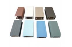 China 6063 - T5 Extruded Aluminum Door Frames Powder Spray Coated supplier