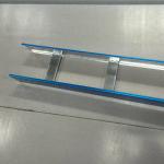 Corrosion Resistance Silver Aluminum Ladder Type Cable Tray For Industrial Cable Organization for sale