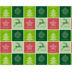 54 X 108 2ply Christmas Paper Tablecloths And Napkins Creative Converting FDA Listed for sale