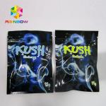 Resealable Spice Herbal Incense Packaging , k mylar bags One Side Clear