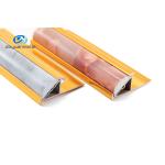 Anodised Aluminium Curved Corner Profile , 6063 aluminum wall corner guards for sale