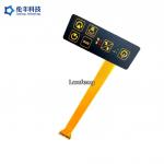 0.188mm PET 1.0mm Pitch Custom Membrane Keypad with metal domes for sale