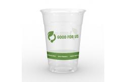 China Aisunbio Customized Biodegradable PLA Cups And Lids for Juice Soda supplier