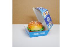 China Wholesale Customized Hamburger Boxes Fast Food Takeaway Paper Packaging Boxes supplier