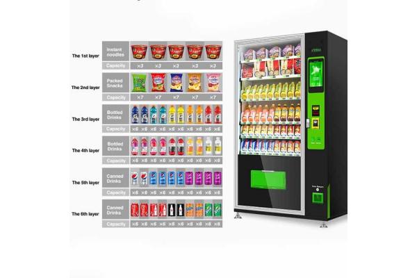 350W Oem Odm Snacks And Drinks Vending Machine