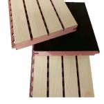 Room Wooden Grooved Acoustic Panel Environmental Wall Recording for sale