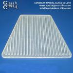 Customized Linear Flat Glass Lens From Borosilicate Glass 3.3 Frosting Available for sale