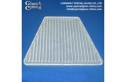 China Customized Linear Flat Glass Lens From Borosilicate Glass 3.3 Frosting Available supplier