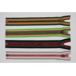 9 Inch Open End Brass Fashion Metal Zippers Colorful Tape Auto - Lock Pulls for sale