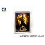 Customized Lenticular 3D Pictures Stereograph Printing Flip Bruce Lee Animation Picture for sale