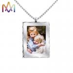55CM Chain Womens Engraved SS304 Unique Photo Necklace for sale