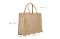 China Foldable Burlap Reusable Shopping Bags Multipurpose Practical supplier