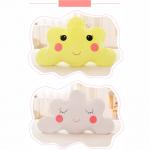 Colorful Cloud Plush Toy Pillow Printing / Embroidering Logo 0 . 3 - 0 . 35Kg for sale