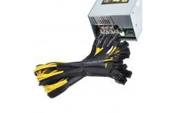 China 2000W 12V 166A Power Supply 220-240V Input 10x6Pin Efficiency Multi-GPU supplier
