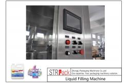China 16 Head Anti Foamy Automatic Liquid Filling Machine With Servo Diving Nozzle supplier