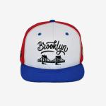 Lightweight Flat Brim Snapback Hats With 6 Panels 3d Puff Embroidery Hat for sale