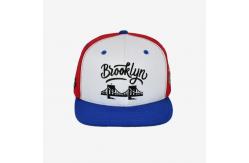 China Lightweight Flat Brim Snapback Hats With 6 Panels 3d Puff Embroidery Hat supplier