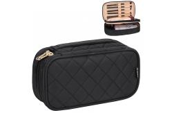 China Lager Capacity Double Layer Toiletry Bag With Handle supplier