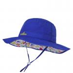 Blue 58cm UV 30+ Safari Sun Protection Bucket Hat With Neck Flap for sale