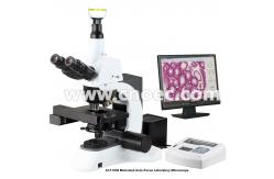China Trinocular Head Compound Optical Microscope Motorized Auto Focus Microscope A12.1026 supplier