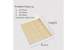 China Eco Friendly Non Stick Surface 24cm Bamboo Stick Mat supplier
