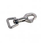 25mm Zinc alloy Diecasting round Square eye push-button type bolt snap hook for sale