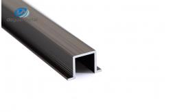 China 2.4m Aluminum U Profiles , Straight Edge U Shape Aluminum Channel ODM Available supplier