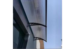 China Wall Mounted Window Canopy with Temperature Variance Resistance and Aluminum Profile Frame supplier