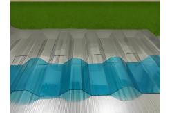China UV Protection Durable Polycarbonate Made Corrugated Sheet 6m Customized Length supplier