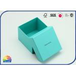 Cyan Cubic Specialty Paper Present Box Two Pieces Set 1c Print