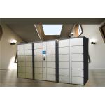 36 Doors Automatic Storage Luggage Lockers For Gym Swimming Pool Water Park with Steel Enclosure for sale
