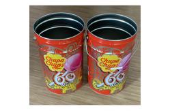 China ISO9001 Cooking Oil Tin Can CMYK 5L Round Tin Containers supplier