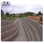 Heavy Duty 10x12cm Pvc Coated Gabion Baskets Hexagonal Wire Mesh For Retaining for sale