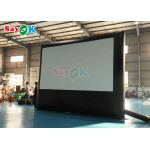 Portable Giant Entertainment Inflatable Movie Screen 16ft Open Air Cinema Screen for sale