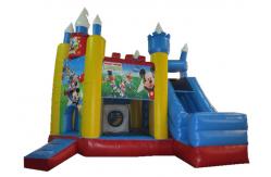 China Cute lovely mickey inflatable combo castle beautiful inflatable mickey themed combo on sale supplier