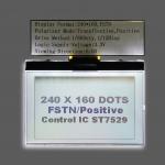 Stn Grey 240X160 Dots Graphic LCD Display FFC Parallel Lcd Display Module
