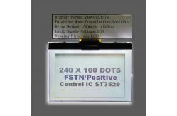 China Stn Grey 240X160 Dots Graphic LCD Display FFC Parallel Lcd Display Module supplier