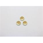 Fancy Orange Blazer Coat Buttons , Bulk Custom Buttons Nickel Free Lead Free