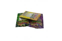 China Biodegradable 15g Stand Up Pouches Weed weed Packaging With Childproof Locks supplier