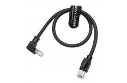 China Alvin's CAT6A Shielded RJ45 Cable 2m High Flex Drag Chain PLC Robotics supplier