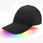 Unisex Glowing LED Baseball Caps 7 Color Flashing Hat CR2016 for sale