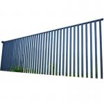 Flooring Mounted Outdoor Iron Fence With Modern Design And Welded Construction for sale