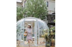 China 3m Clear Bubble Tents Restaurant Outdoor Transparent Bubble Dome With LED Light supplier