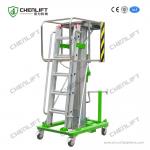 4.6m Platform Height 125kg Load Capacity Manual Winch Elevating Work Platform for sale