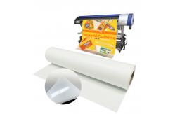 China Waterproof 210mic PET Anti-skid Frontlit Printing Backlit Film With White Backside supplier