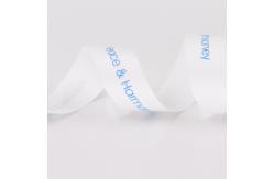 China Custom Printed Gift Packaging Ribbon , Double Faced Silk Satin Ribbon supplier
