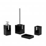 Bathroom Accessories Set Polyresin Foam Dispenser Toothbrush Holder Soap Dish for sale