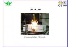 China Lab 16 CFR1632 Mattresses and Mattress Pads Flammability Testing Equipment supplier