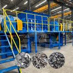 Car Hub Aluminium Shredder Waste Aluminum Shredder Machine Customized for sale